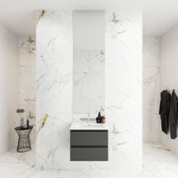 MONDIAZ DENTA 60 badmeubel dark grey 2 lades wastafel midden 1 kraangat MONDIAZ DENTA 60 badmeubel dark grey 2 lades wastafel midden 1 kraangat