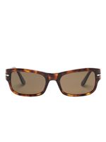 Persol lunettes de soleil PO3326S à monture rectangulaire - Marron - thumbnail