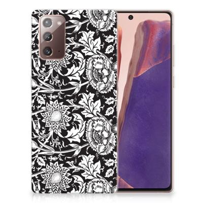 Samsung Note 20 | TPU Case | Black Flowers Samsung Note 20 | TPU Case | Black Flowers