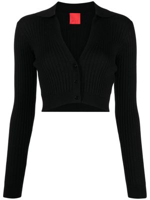 Cashmere In Love cardigan Callen à coupe crop - Noir