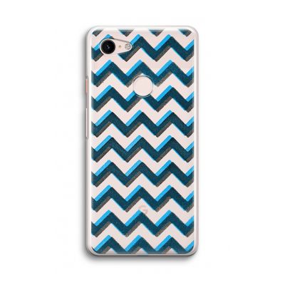 Onderbroken lijn: Google Pixel 3 Transparant Hoesje