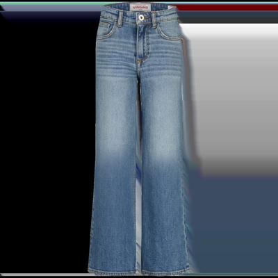 Vingino winter jeansbroek meisjes - blauw - Carlice - extra wide leg fit