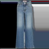 Vingino winter jeansbroek meisjes - blauw - Carlice - extra wide leg fit