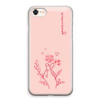 Giving Flowers: iPhone 8 Transparant Hoesje