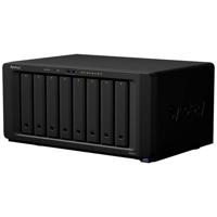 Synology DiskStation DS1821+ NAS-serverbehuizing 0 GB 8 Bay 2x M.2 slot, 4x USB 2.0 hub, Externe voeding, RAID-geschikt, Aan/uit-schakelaar, eSATA-aansluiting