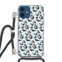 Zeemeermin: iPhone 12 mini Transparant Hoesje met koord