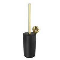 Toiletborstel Geesa Opal | Met houder | Goud geborsteld