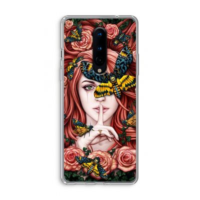 Lady Moth: OnePlus 8 Transparant Hoesje