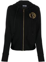 Versace Jeans Couture hoodie en coton à patch logo - Noir - thumbnail