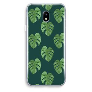 Monstera leaves: Samsung Galaxy J3 (2017) Transparant Hoesje