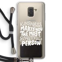 The prettiest: Samsung Galaxy A8 (2018) Transparant Hoesje met koord The prettiest: Samsung Galaxy A8 (2018) Transparant Hoesje met koord