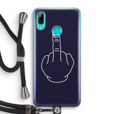 F**k U: Huawei P Smart (2019) Transparant Hoesje met koord
