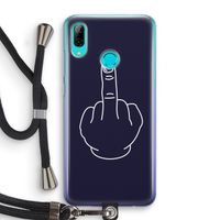 F**k U: Huawei P Smart (2019) Transparant Hoesje met koord