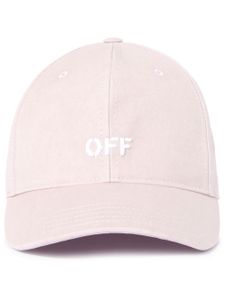 Off-White casquette Drill Off Stamp - Violet