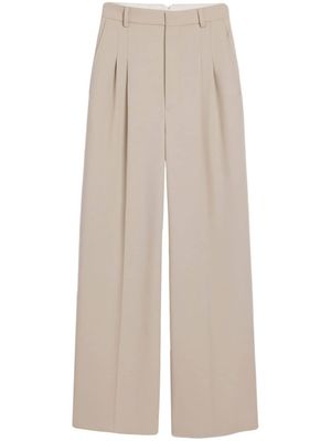 AMI Paris pantalon de tailleur à coupe ample - Tons neutres