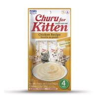 INABA Churu Kitten Kip - Kattensnoepje - 4x14 g