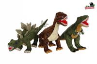 Dinoworld Dinosaurus pluche plastic tanden 50-60cm