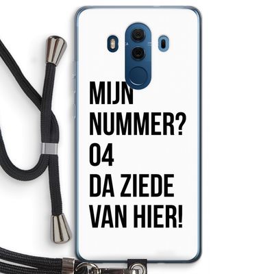 Da ziede van hier: Huawei Mate 10 Pro Transparant Hoesje met koord