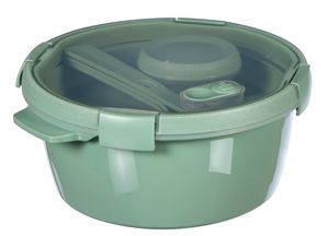 Curver smart to go eco lunchset rond 1,6 liter + bestekset & sauscup