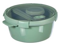 Curver smart to go eco lunchset rond 1,6 liter + bestekset & sauscup