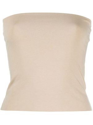 Brunello Cucinelli haut bandeau à design sans bretelles - Tons neutres