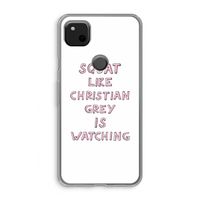 Christian Grey: Google Pixel 4a Transparant Hoesje