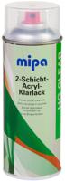 Mipa blanke lak "autospray " 2-coat acrylic clear pain 400ml spray can