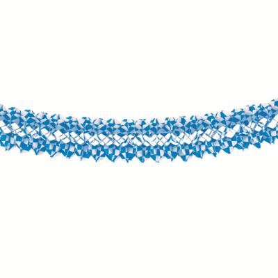 Papstar Bayern/Oktoberfest thema feest slinger wit/blauw 4 meter