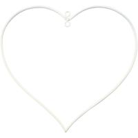 Creativ Company Metalen draadvorm, afm 13x13 cm, dikte 2,5 mm, wit, 10 stuk/ 1 doos Creativ Company Metalen draadvorm, afm 13x13 cm, dikte 2,5 mm, wit, 10 stuk/ 1 doos