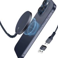 Mini Wireless Charger (HaloLock) - Dark Blue
