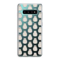 Uilen: Samsung Galaxy S10 Plus Transparant Hoesje
