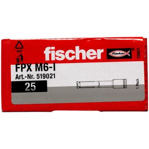 Fischer Fischer Deutschl. Gasbetonanker 75 mm 10 mm 519021 25 stuk(s)