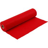 Creativ Company Hobbyvilt, b: 45 cm, dikte 1,5-2 mm, 180-200 gr, rood, 5 m/ 1 rol