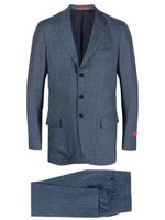 Isaia costume à carreaux - Bleu - thumbnail