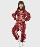 Waterproof Softshell Overall Comfy Jaguar Red Jumpsuit - thumbnail