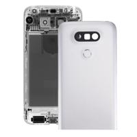 Metalen achterkant met back cameralens & vingerafdruk knop voor LG G5(Silver)