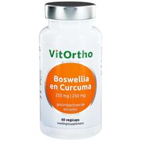 VitOrtho Boswellia 250 mg en curcuma 250 mg (60 caps) - thumbnail