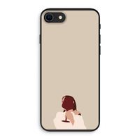 I drink wine: iPhone SE 2020 Biologisch afbreekbaar hoesje