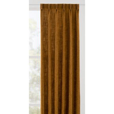 Leen Bakker - Gordijnstof Steven - Oker - Polyester - Geel - B140 Cm