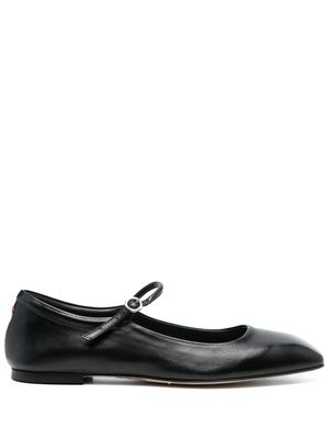 Aeyde ballerines Uma à bout carré - Noir
