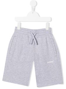 Off-White Kids short Off Monsters en jersey - Gris