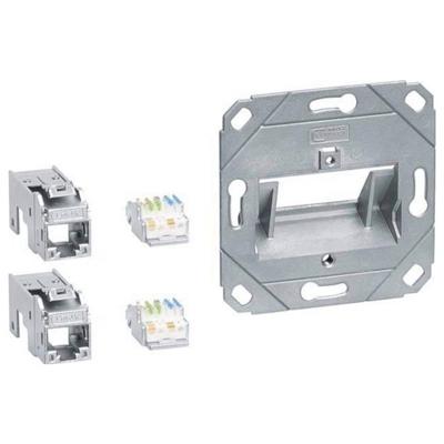 Hager GMKSRJ45C6A2 Kabelgoot Data-aansluitmodule Cat 6 1 stuk(s) Meerdere kleuren