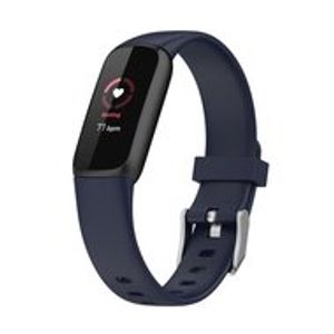 Fitbit Luxe - Sportbandje met gesp - Maat: Small - Donkerblauw