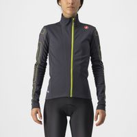 Castelli Transition 2 fietsjack lange mouw grijs dames M