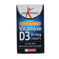 Vitamine D3 25mcg 60 Capsules