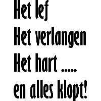 Het Lef - Muursticker