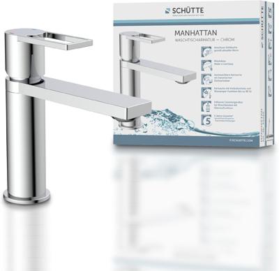 Schutte MANHATTAN Wastafelkraan | Chroom - 33010