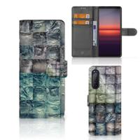 Wallet Case met Pasjes Sony Xperia 5II Spijkerbroeken