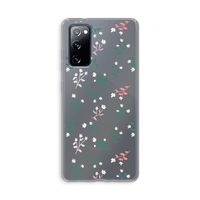 Small white flowers: Samsung Galaxy S20 FE / S20 FE 5G Transparant Hoesje