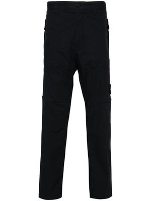 Stone Island pantalon droit à poches cargo - Bleu